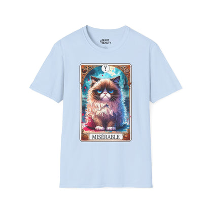 miserable grumpy cat tarot t-shirt t-shirt seventh colour product image