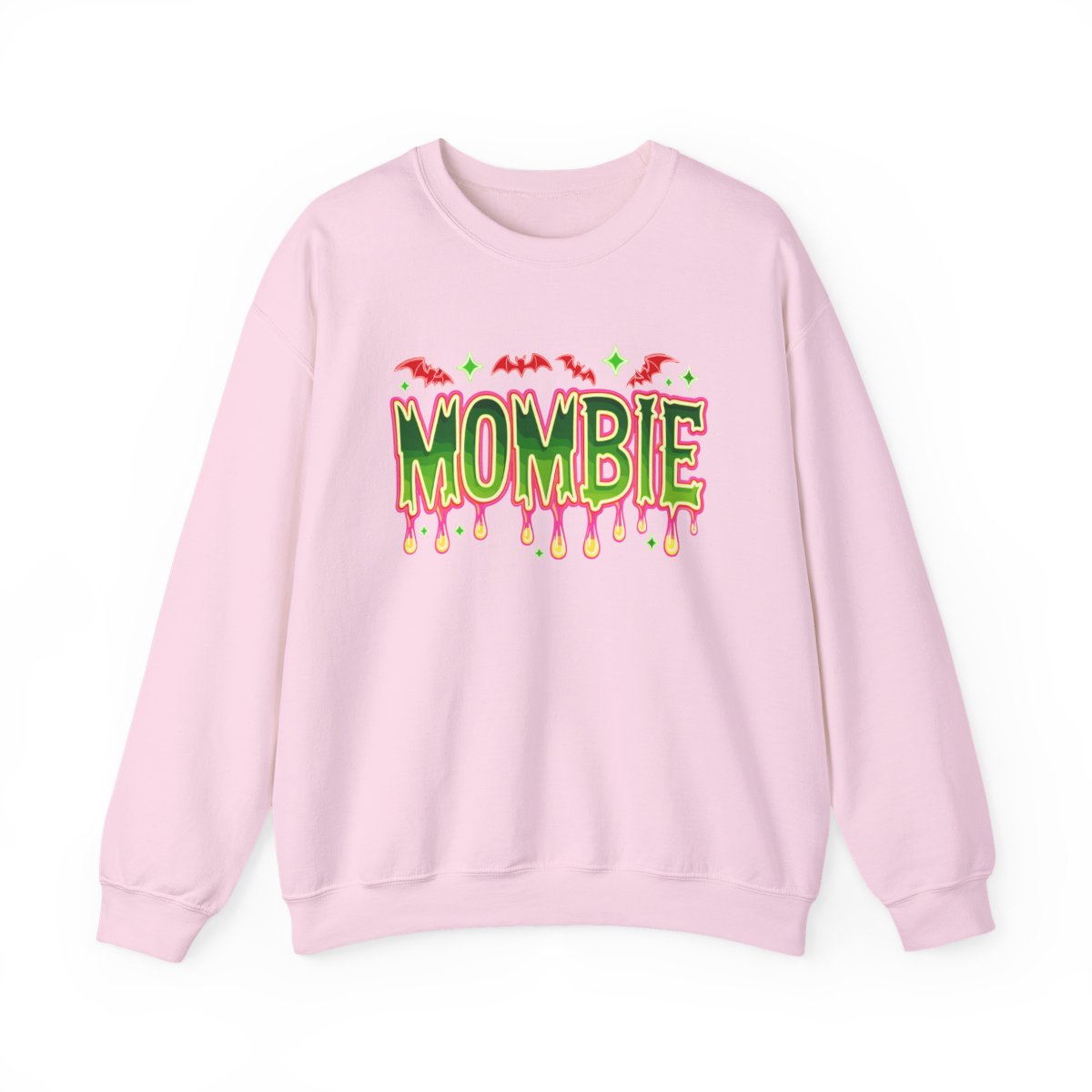 forest green sweatshirt featuring mombie funny mom halloween print