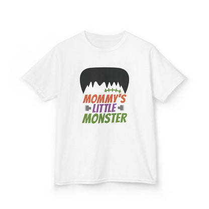 mommy's little monster kids halloween t-shirt t-shirt front product image