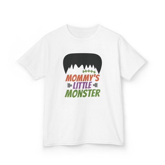 mommy's little monster kids halloween t-shirt t-shirt front product image