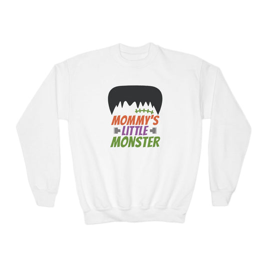 Mommy's Little Monster Boys Halloween Sweatshirt - funny t-shirt by Cheeky Business