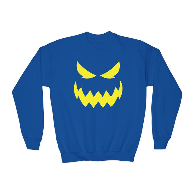 Monster Face Kids Halloween Sweatshirt