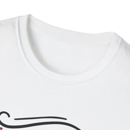 most likely to be late for christmas t-shirt detail shot showing bold front print