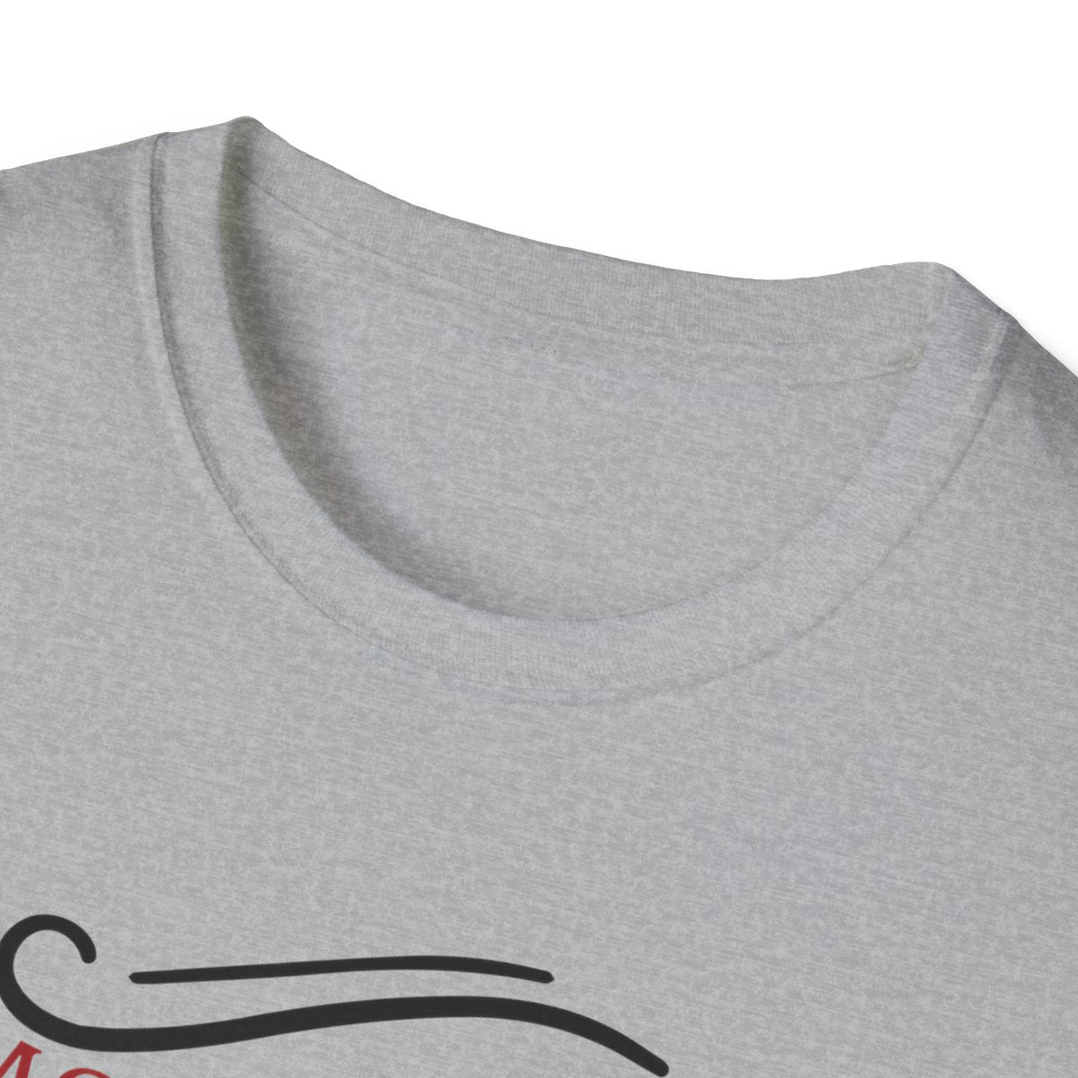 close-up of nice list christmas funny graphic on premium tee