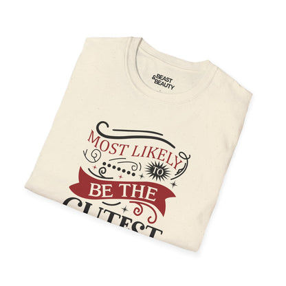 most likely to be the cutest christmas t-shirt t-shirt Christmas gift idea image 6