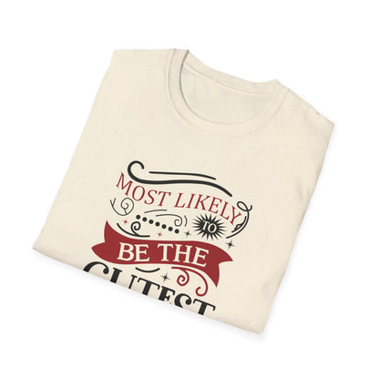 sport grey t-shirt with cute Christmas design detail and bold print finish