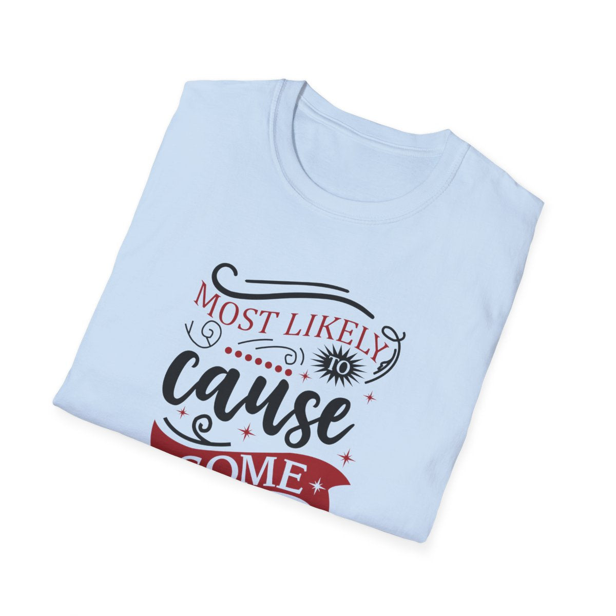 christmas tee styled for family gathering and holiday photo
