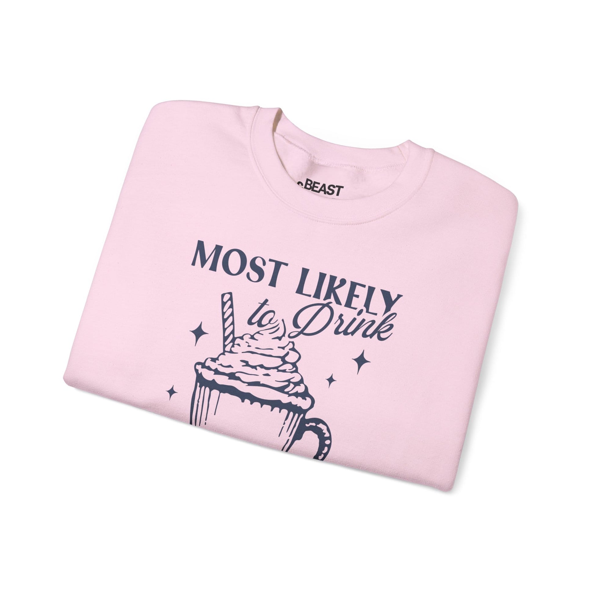 most likely to drink all the eggnog christmas sweatshirt sweatshirt Christmas gift idea image 4