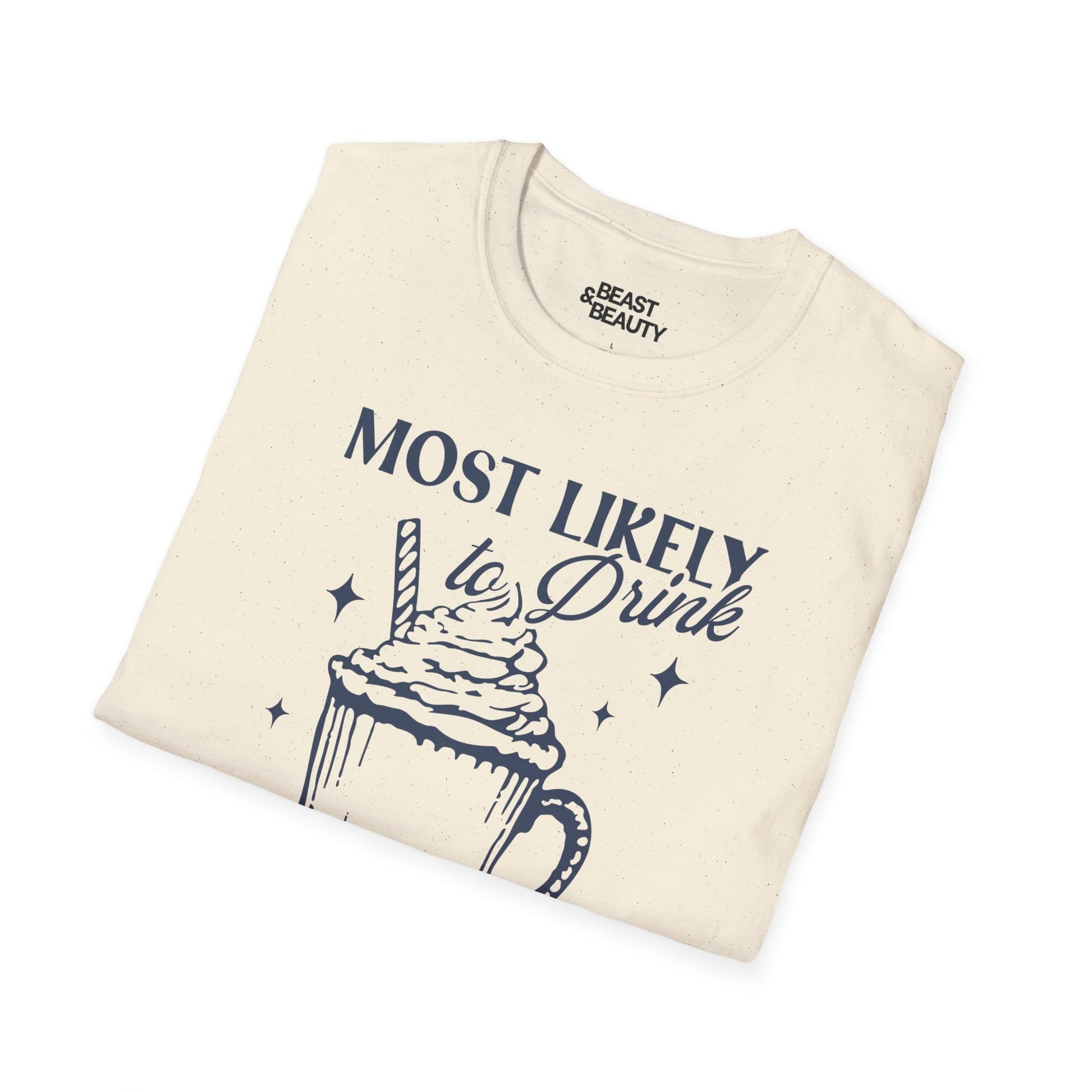 most likely to drink all the eggnog christmas t-shirt t-shirt Christmas gift idea image 6