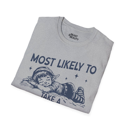 most likely to take a christmas nap t-shirt t-shirt Christmas gift idea image 6