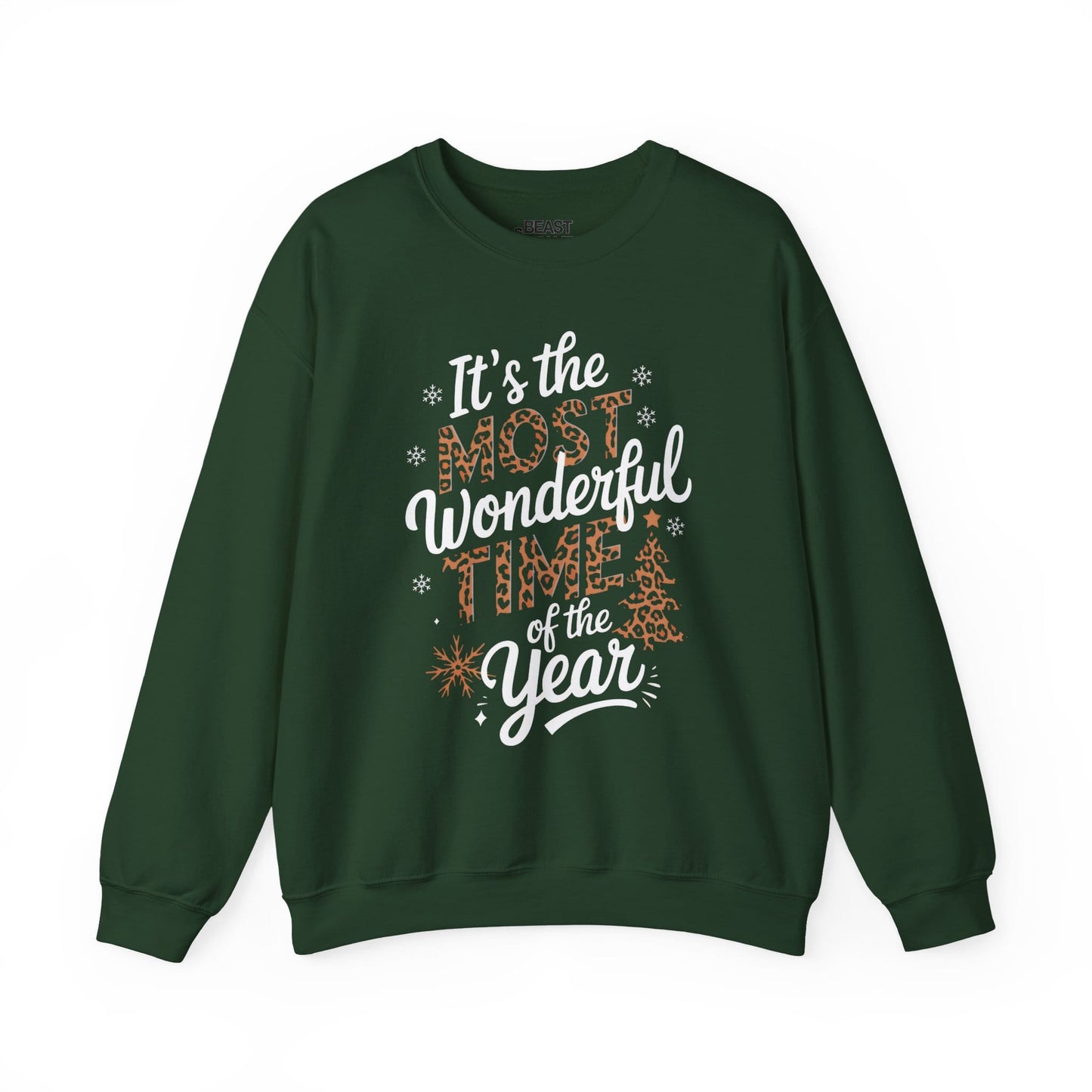 most wonderful time of the year christmas sweatshirt forest green sweatshirt Christmas gift idea