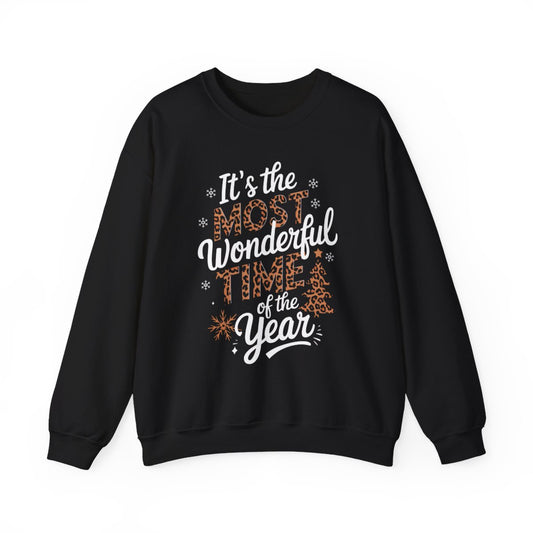 Most Wonderful Time of the Year Christmas Sweatshirt - funny sweatshirt by Cheeky Business