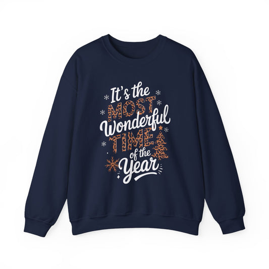 Most Wonderful Time of the Year Christmas Sweatshirt - funny sweatshirt by Cheeky Business