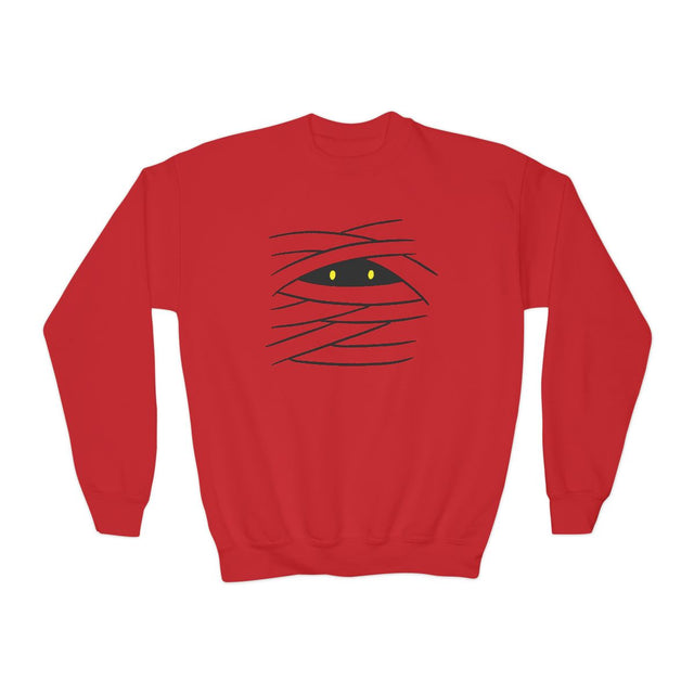 Mummy Eyes Kids Halloween Sweatshirt