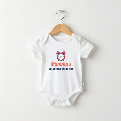 Mummy's Alarm Clock funny baby grow