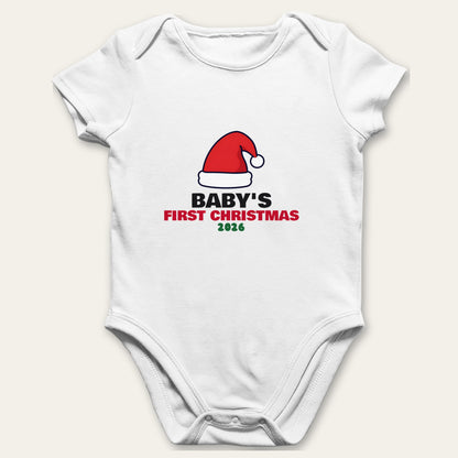 Mummy's First Christmas & Baby's First Christmas matching set baby grow