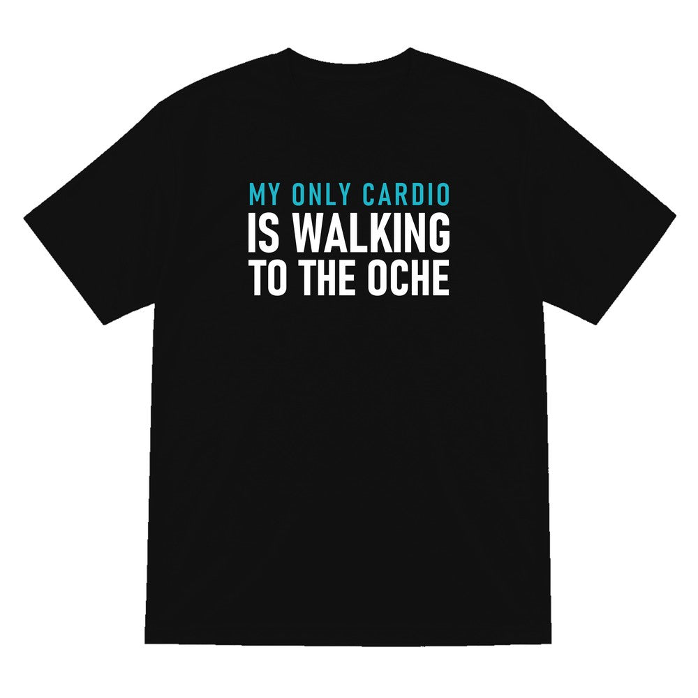 My Only Cardio Is Walking To The Oche Funny Darts T-Shirt & Sweatshirt T-Shirt in Black