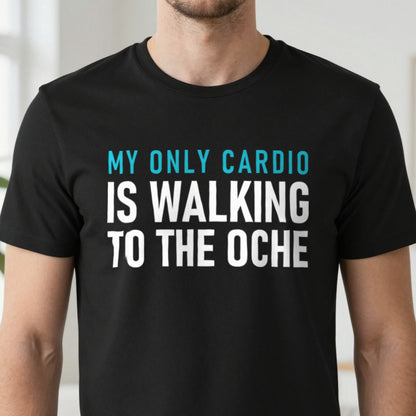 My Only Cardio Is Walking To The Oche Funny Darts T-Shirt & Sweatshirt close-up