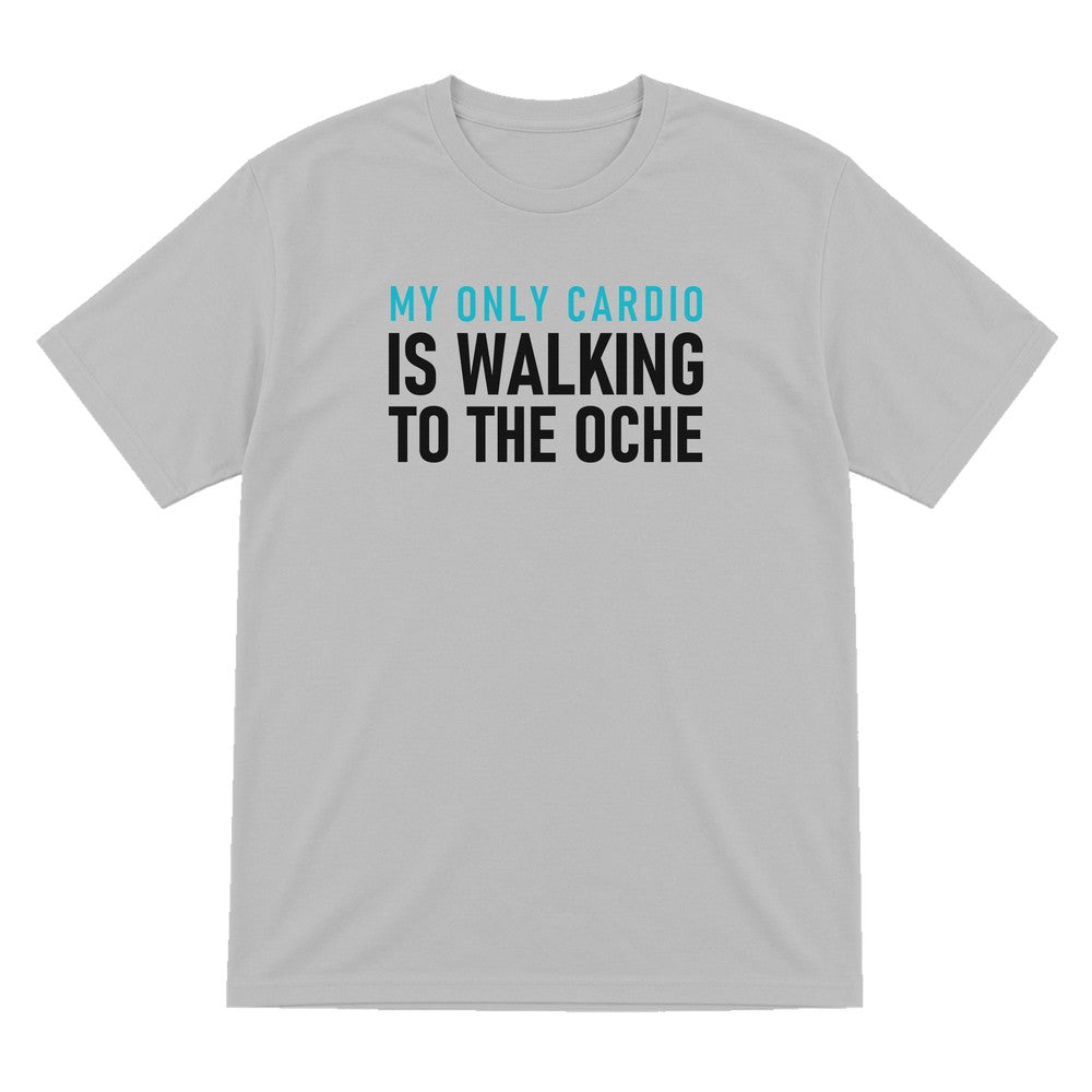 My Only Cardio Is Walking To The Oche Funny Darts T-Shirt & Sweatshirt T-Shirt in Sport Grey