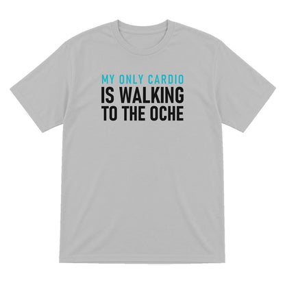 My Only Cardio Is Walking To The Oche Funny Darts T-Shirt & Sweatshirt T-Shirt in Sport Grey