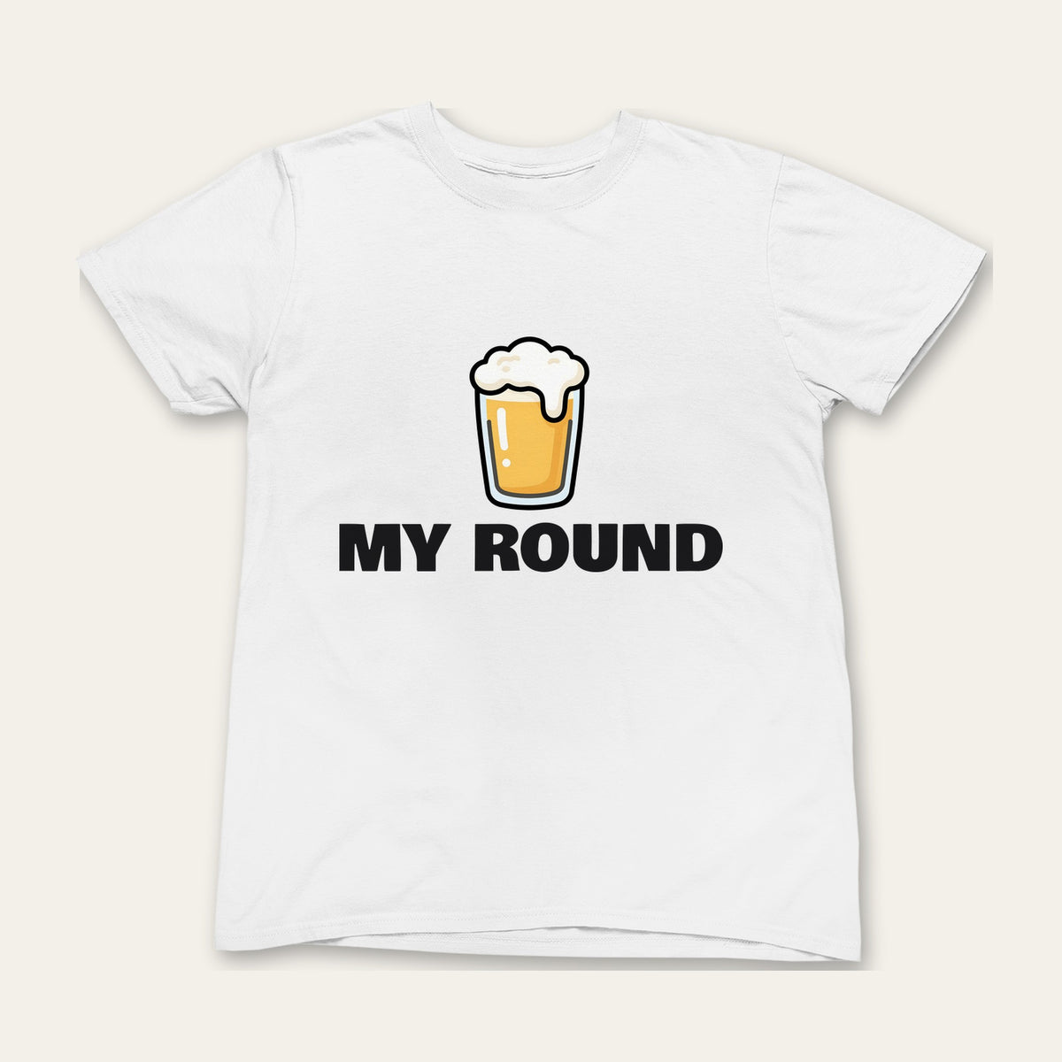 My Round & Milk Warm Ta matching set grown-up t-shirt