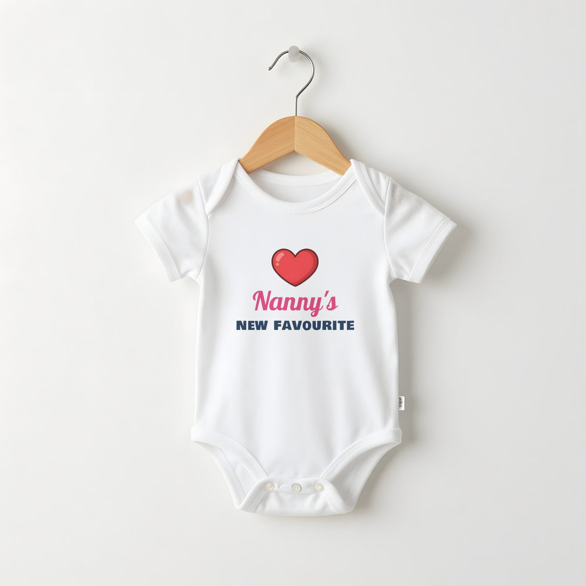 Nanny's New Favourite funny baby grow