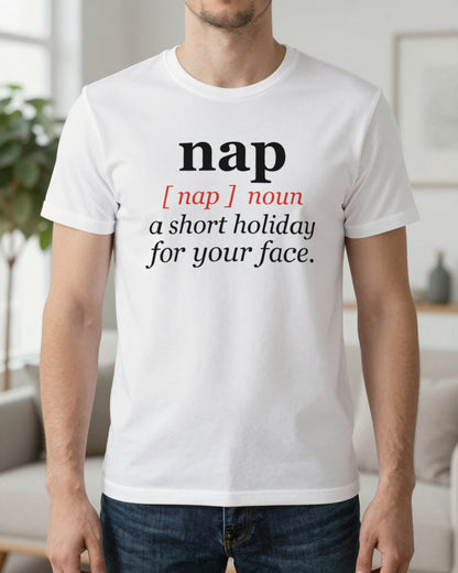 Nap Definition Funny T-Shirt & Sweatshirt worn
