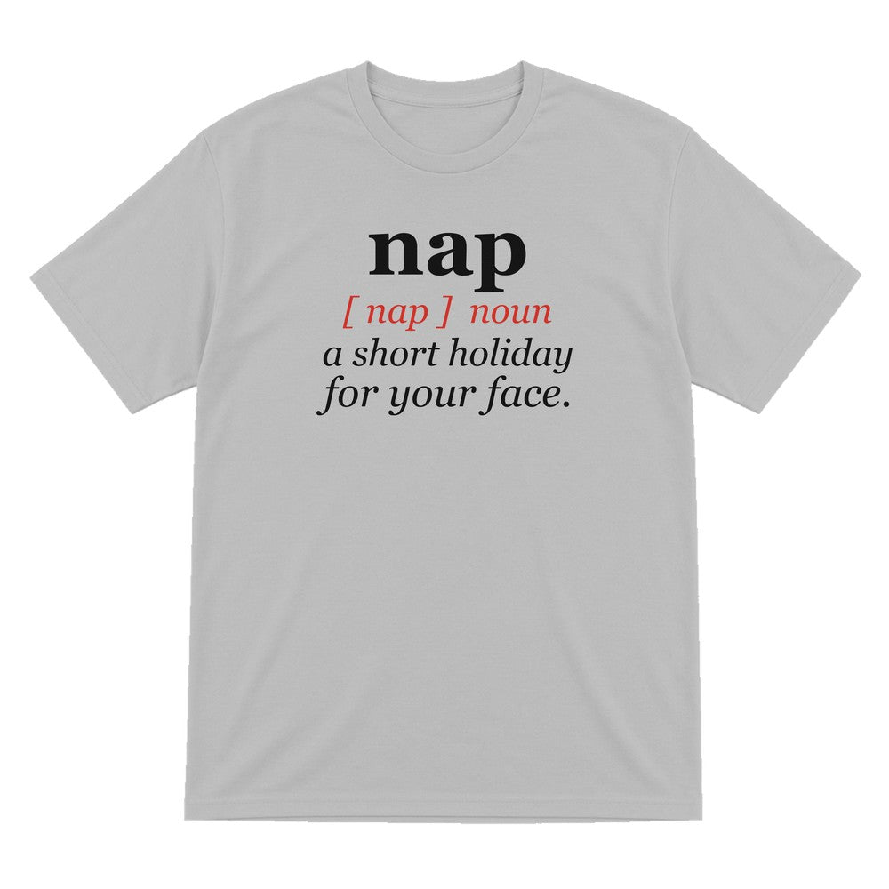 Nap Definition Funny T-Shirt & Sweatshirt T-Shirt in Sport Grey
