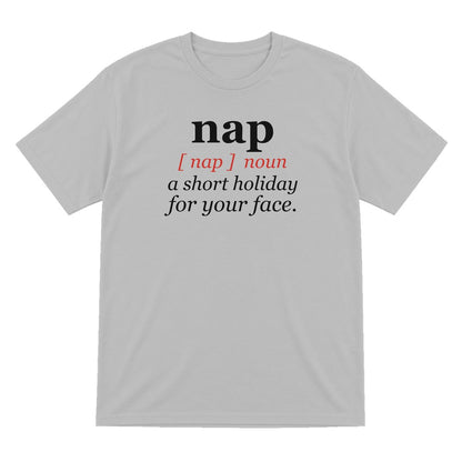 Nap Definition Funny T-Shirt & Sweatshirt T-Shirt in Sport Grey