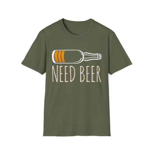 Need Beer Dad T-Shirt - funny t-shirt by Cheeky Business