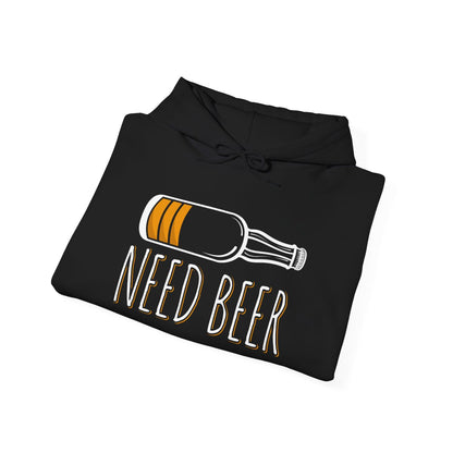 Need Beer Funny Drinking Hoodie - funny hoodie by Cheeky Business