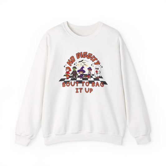 No Diggity Halloween Sweatshirt - funny sweatshirt by Cheeky Business