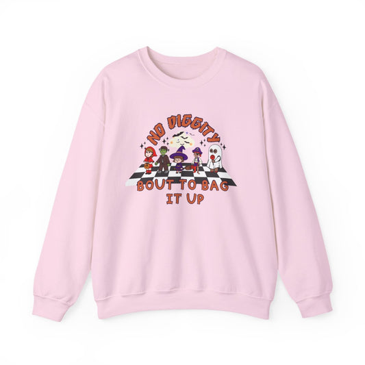 No Diggity Halloween Sweatshirt - funny sweatshirt by Cheeky Business