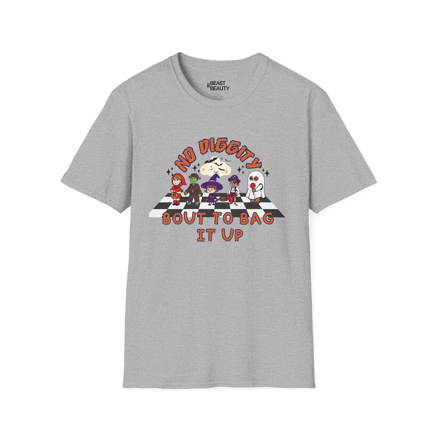 no diggity bout to bag it up halloween t-shirt t-shirt third colour product image