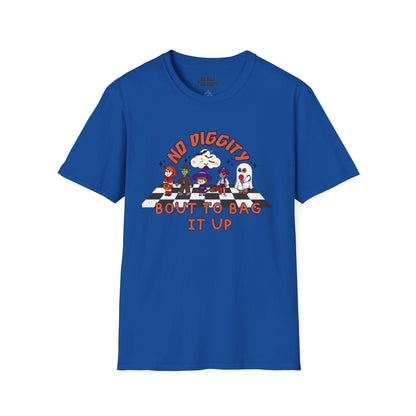 no diggity bout to bag it up halloween t-shirt t-shirt second colour product image