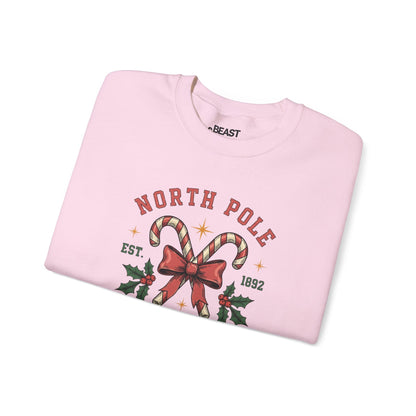 north pole university christmas sweatshirt sweatshirt Christmas gift idea image 4