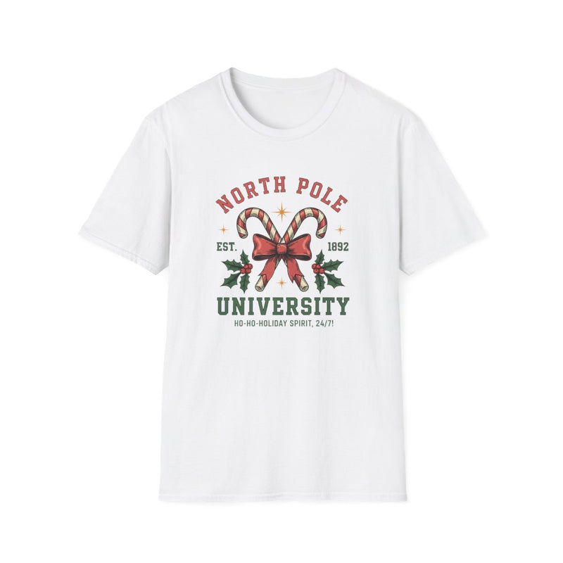 North Pole University Christmas T-Shirt