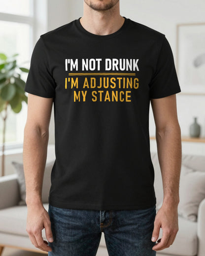 Not Drunk Just Adjusting My Stance Funny Darts T-Shirt & Sweatshirt worn