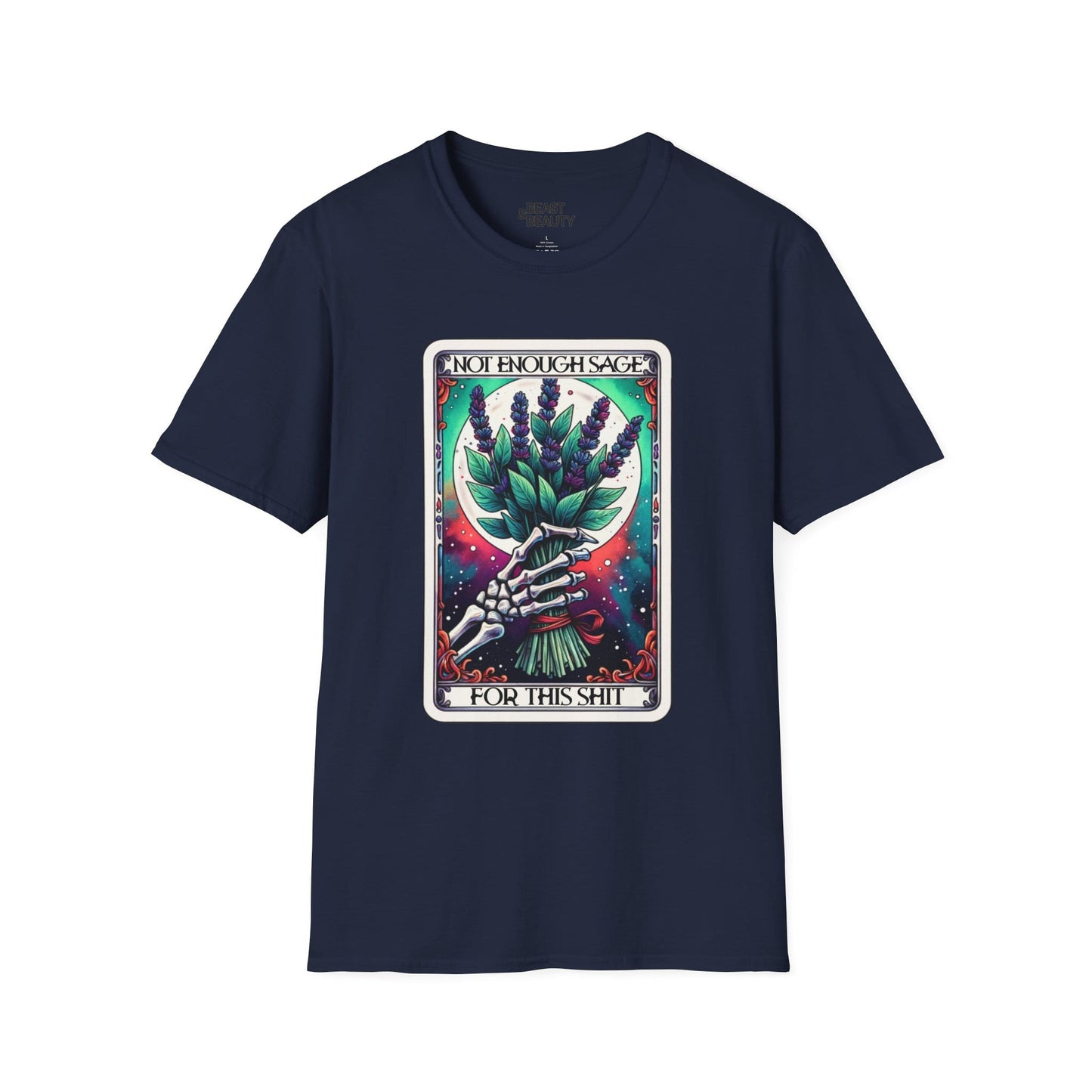 Not Enough Sage For This Shit Tarot T-Shirt t-shirt product image 3 from Beast and Beauty