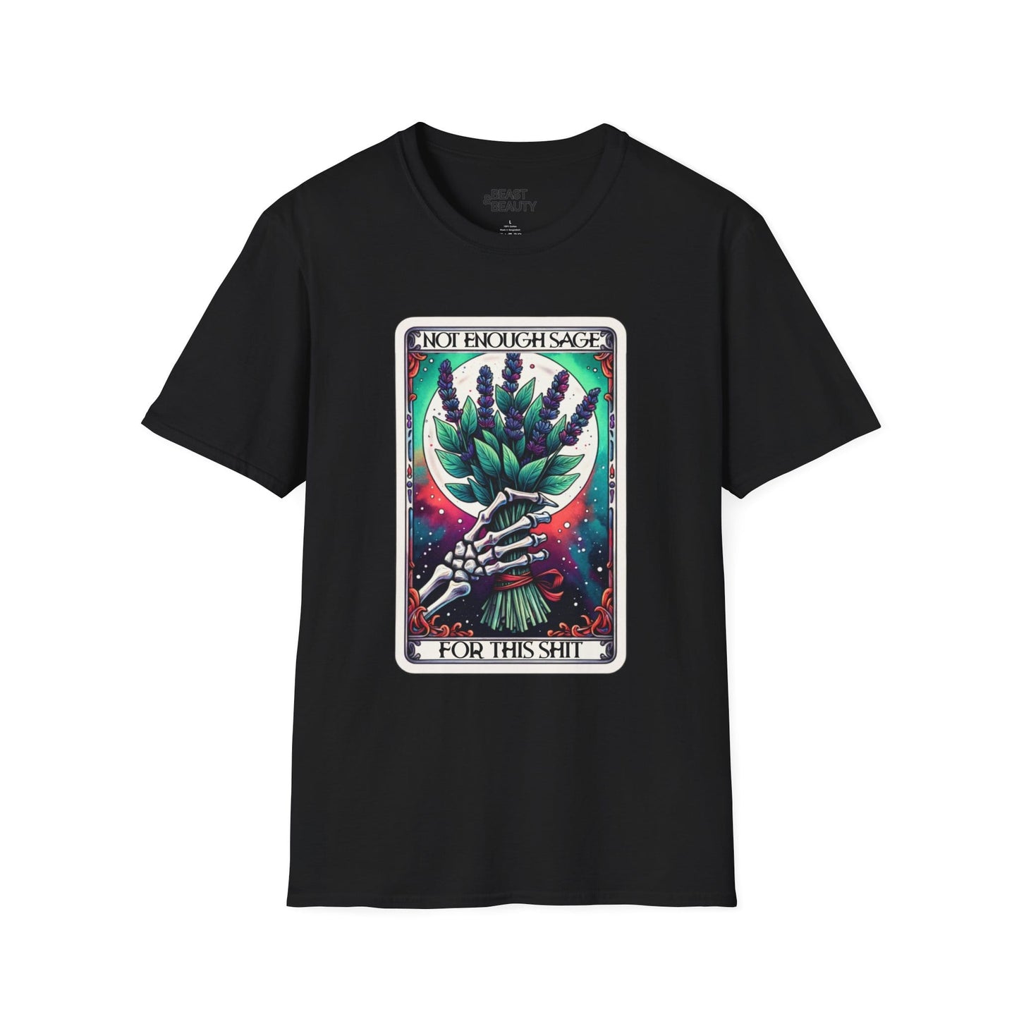 Not Enough Sage For This Shit Tarot T-Shirt t-shirt product image 2 from Beast and Beauty