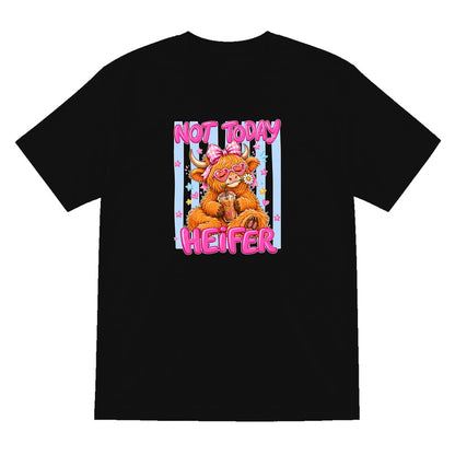 Not Today Heifer T-Shirt & Sweatshirt T-Shirt in Black