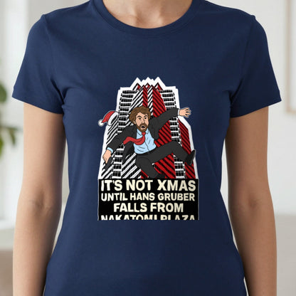 Not Xmas Until He Falls From The Plaza Christmas T-Shirt & Sweatshirt in another colour