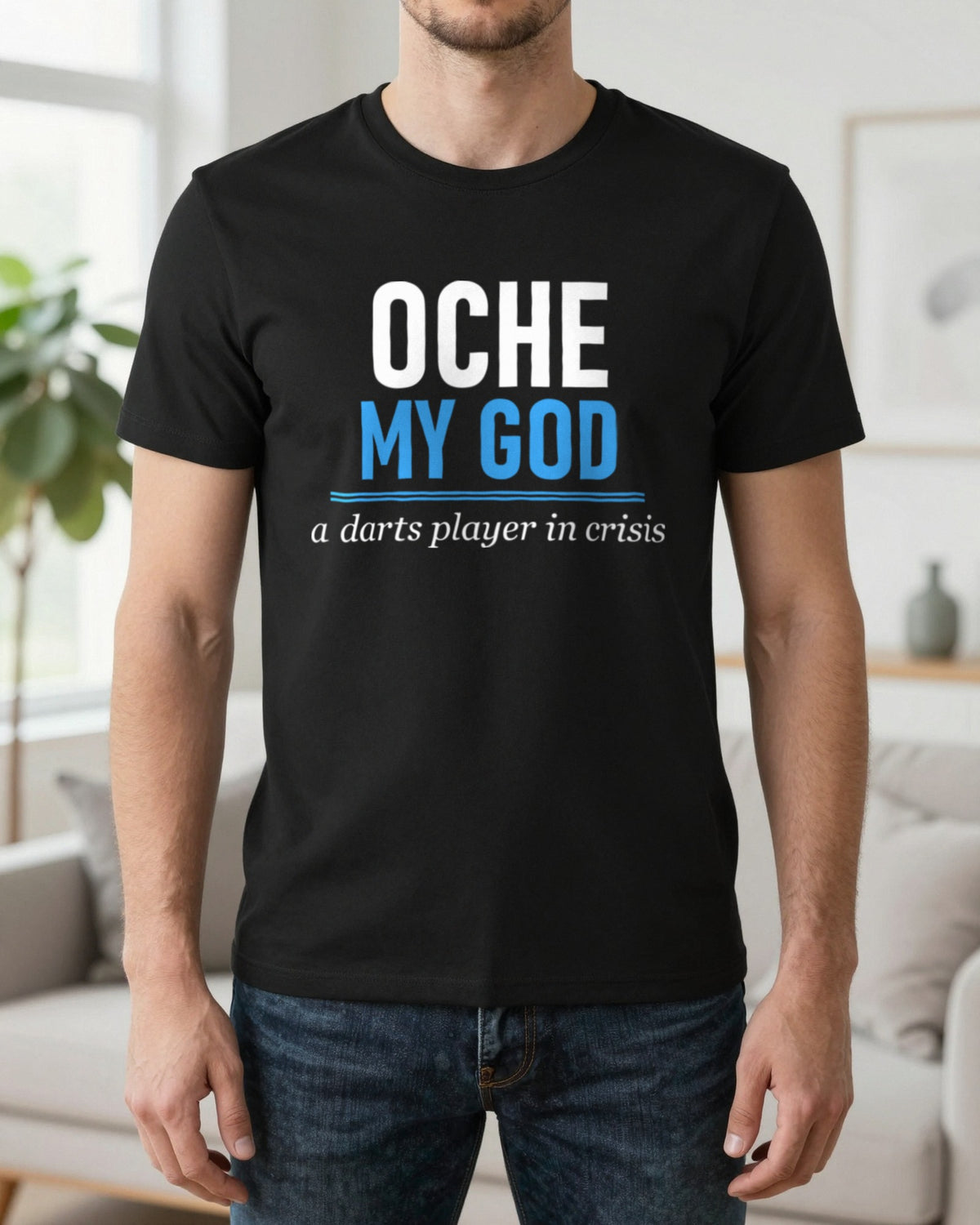Oche My God Funny Darts T-Shirt & Sweatshirt worn