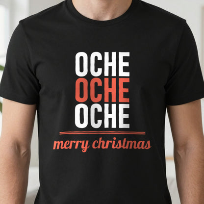 Oche Oche Oche Funny Darts Christmas Jumper & T-Shirt in another colour