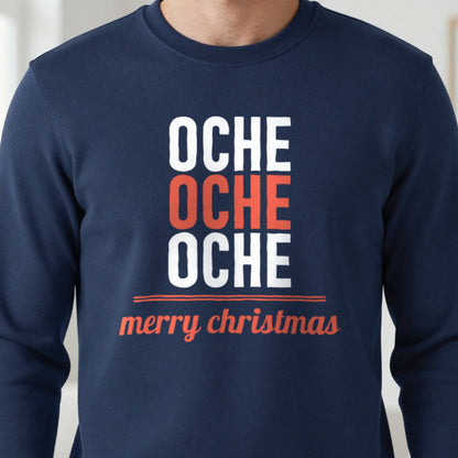Oche Oche Oche Funny Darts Christmas Jumper & T-Shirt close-up
