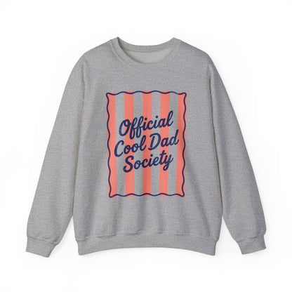 sand sweatshirt with cool dad society graphic print