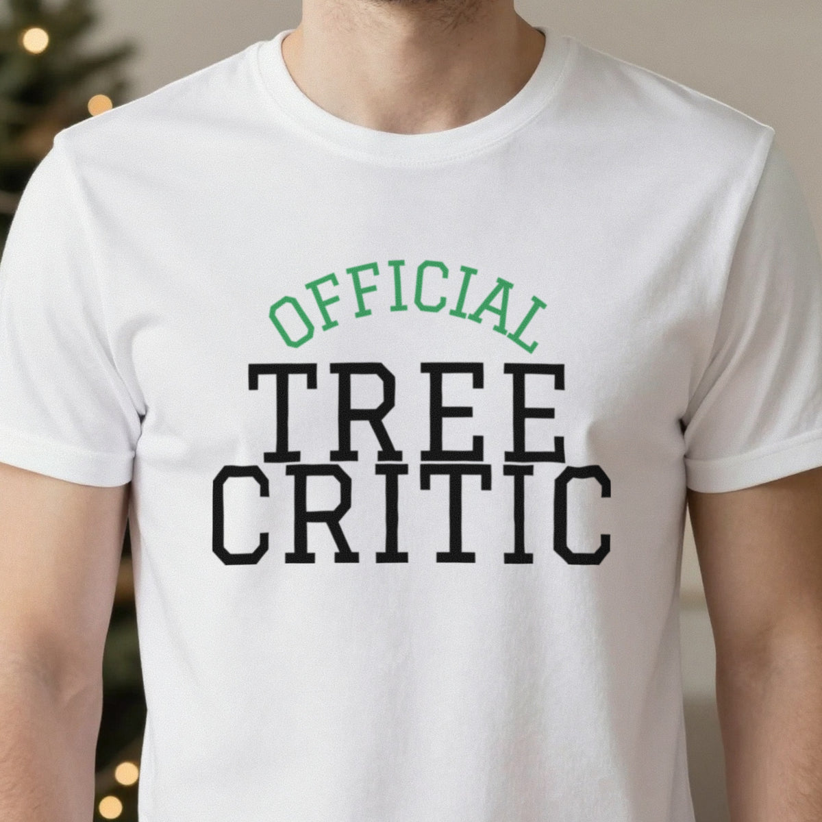 Official Tree Critic Funny Christmas Jumper & T-Shirt in another colour