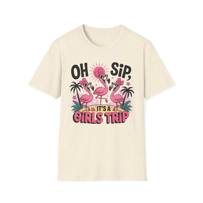 Oh Sip It’s a Girls Trip T-Shirt - funny t-shirt by Cheeky Business