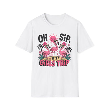Oh Sip It’s a Girls Trip T-Shirt - funny t-shirt by Cheeky Business