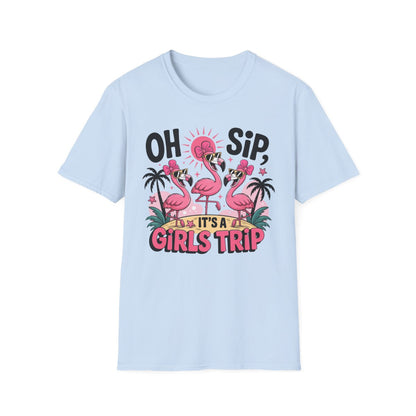 Oh Sip It’s a Girls Trip T-Shirt - funny t-shirt by Cheeky Business